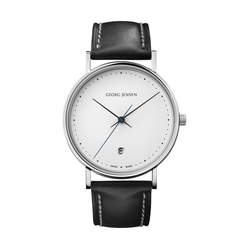 Koppel Quartz Gents Watch, 38mm - White/Black - 10019585