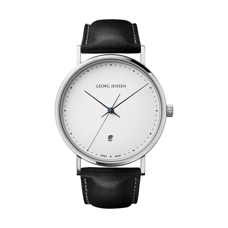 Koppel Quartz Gents Watch White Black 10019586 Sarah Layton