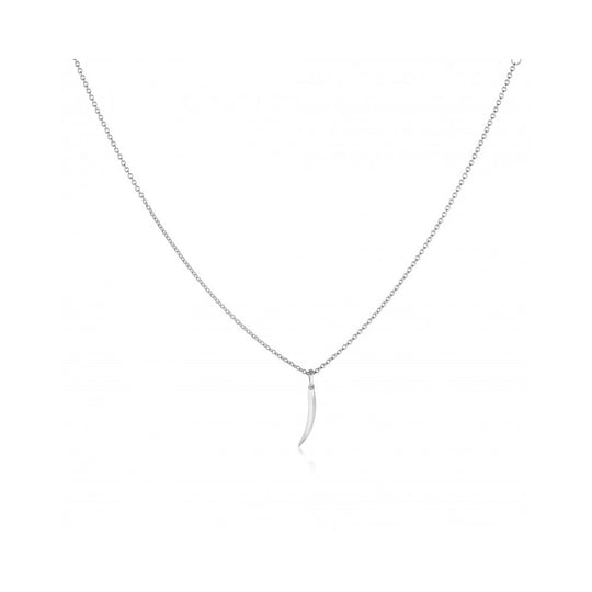 Molto Small Single Pendant on a Necklace - Silver - M114