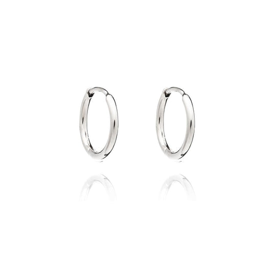 Huggie Hoop Earrings - Silver - MODE5S