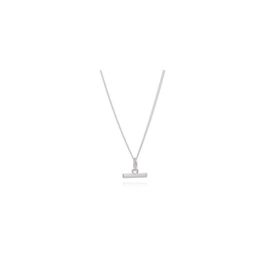 Mini T-Bar Necklace - Silver - TBN12S