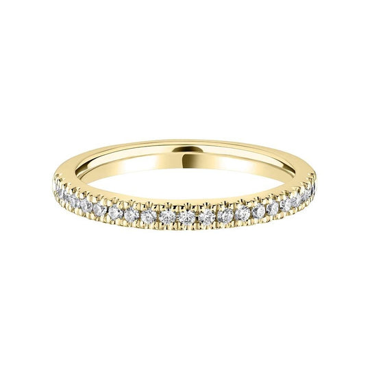 18ct Gold Half Eternity Ring - 0.21ct