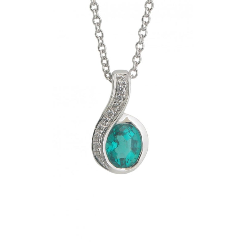 sarah-layton-18ct-white-gold-emerald-and-diamond-pendant-el197