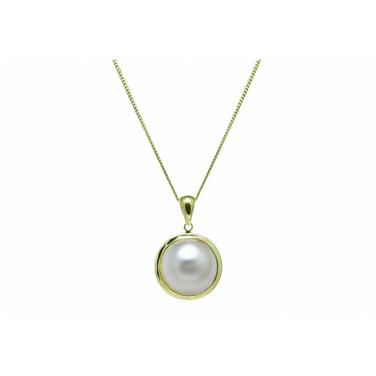 Sarah Layton 9ct Yellow Gold Pearl Pendant - PMABEG10