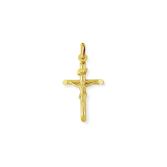 Crucifix Necklace - 9ct Yellow Gold