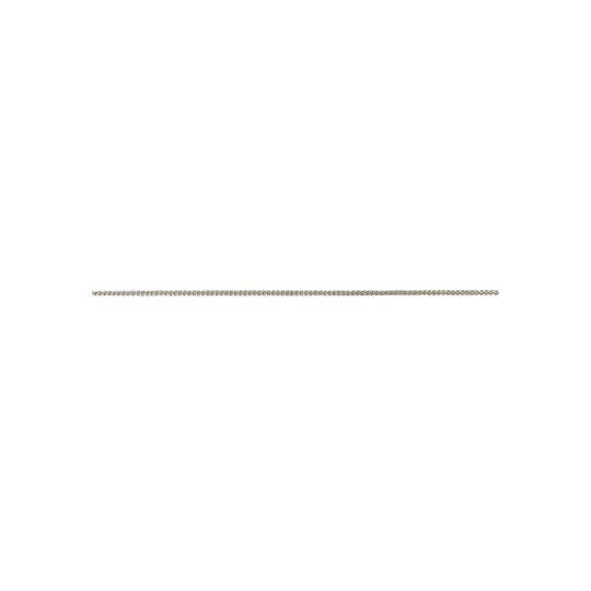 Curb Chain - 9ct White Gold - W10FCAJ18