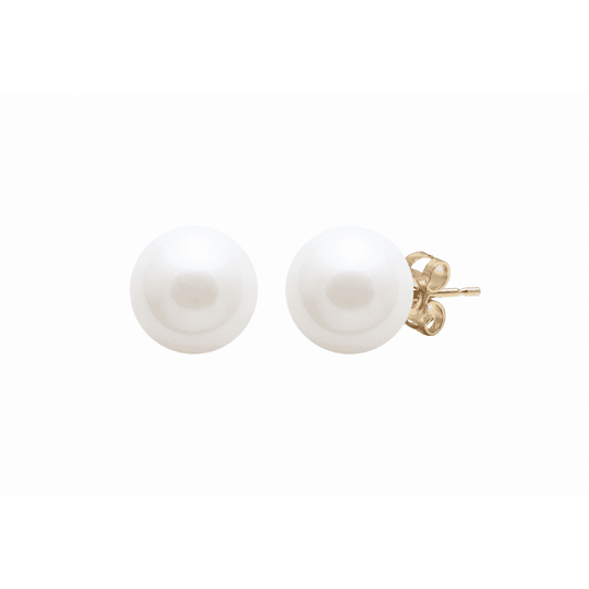 Freshwater Pearl Earrings - White - ESRWYG10