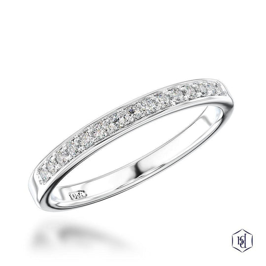 Memoire Classic Diamond Wedding Band - 0.15ct