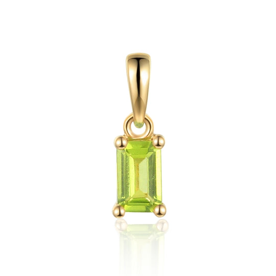 Peridot Pendant - Yellow Gold - NTP2064PE-9YG