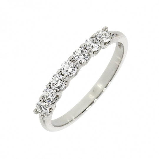 Platinum 7 Stone Diamond Eternity Ring - 0.48ct
