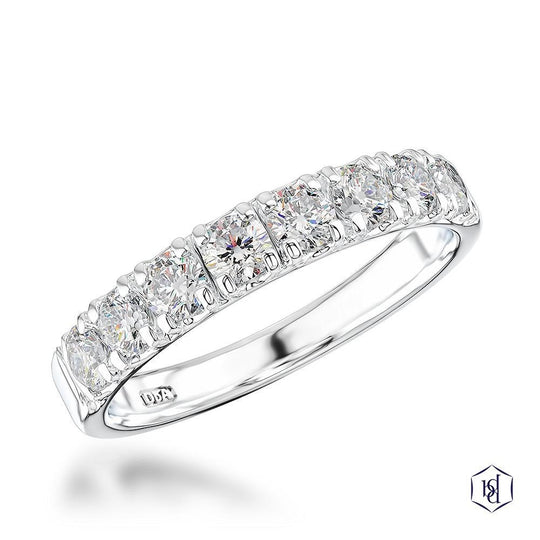 Skye Eternity Wedding Band Platinum - 0.74ct