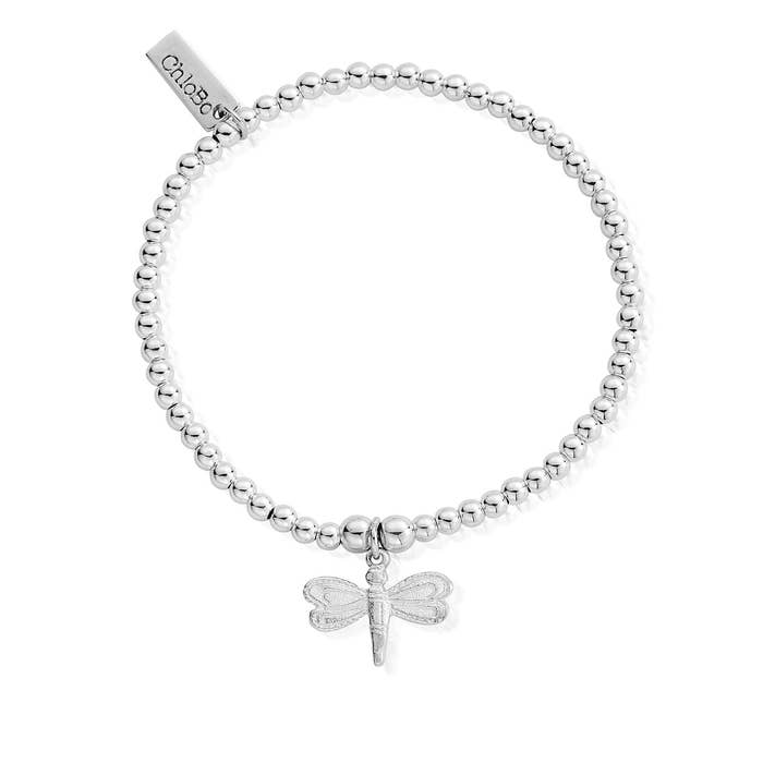 Cute Charm Dragonfly Bracelet - Silver - SBCC402