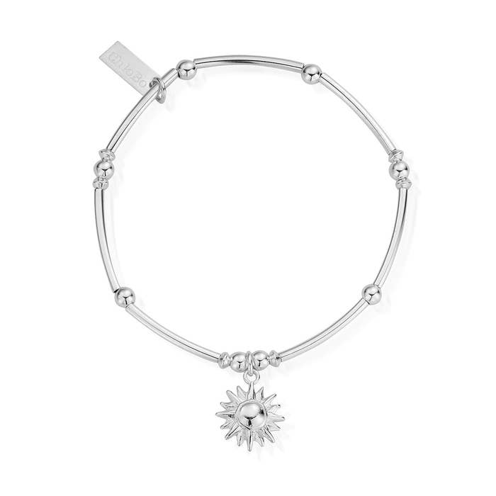 Mini Noodle Ball Sun Bracelet - Silver - SBMNB578