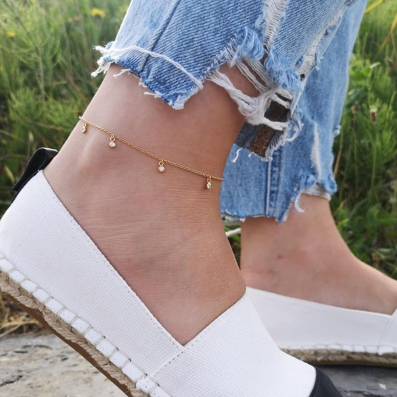 scream-pretty-anklet-with-sparkle-drops-gold-spg-273