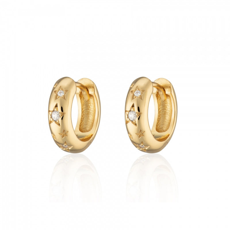scream-pretty-celestial-chunky-huggie-hoop-earrings-gold-spg-373