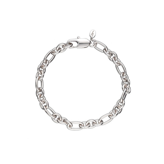 Chunky Chain Bracelet - Silver - SPS-4