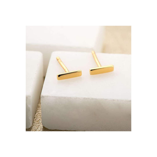Dash Stud Earrings - Gold - SPESGS35