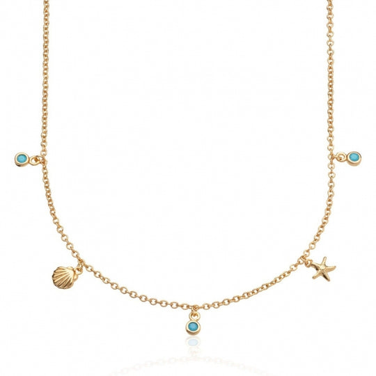 Hannah Martin Seaside Necklace - Gold - SPG-357