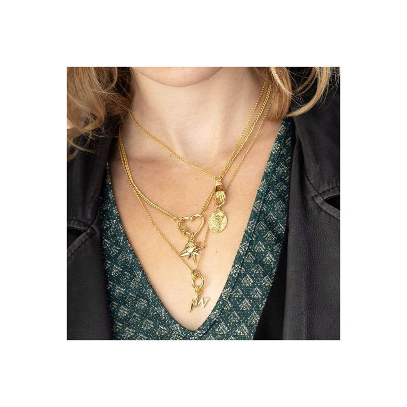 scream-pretty-heart-carabiner-curb-chain-necklace-gold