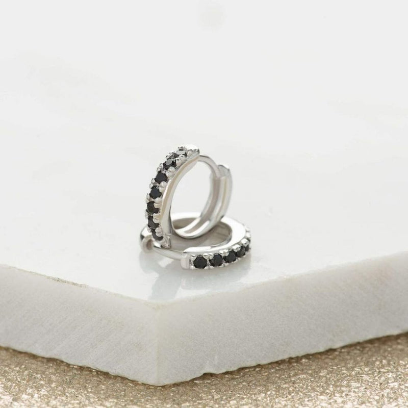 scream-pretty-huggie-hoop-earrings-silver-black-spesss52-pv