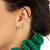 scream-pretty-huggie-hoop-earrings-with-green-stones-silver-spesss185