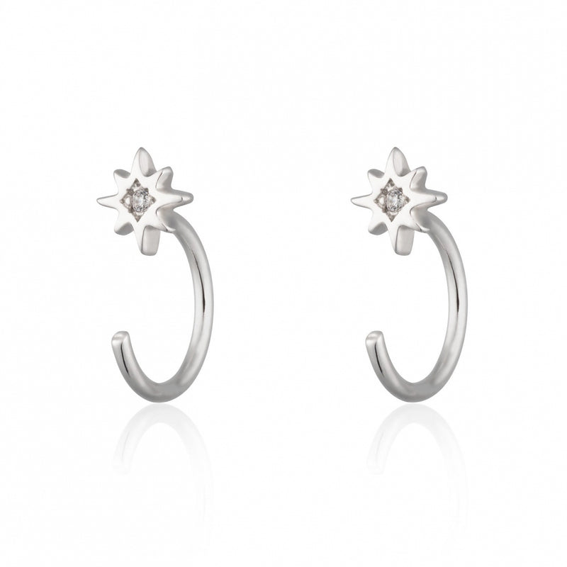 scream-pretty-interstellar-reverse-huggie-earring-silver-sps-351