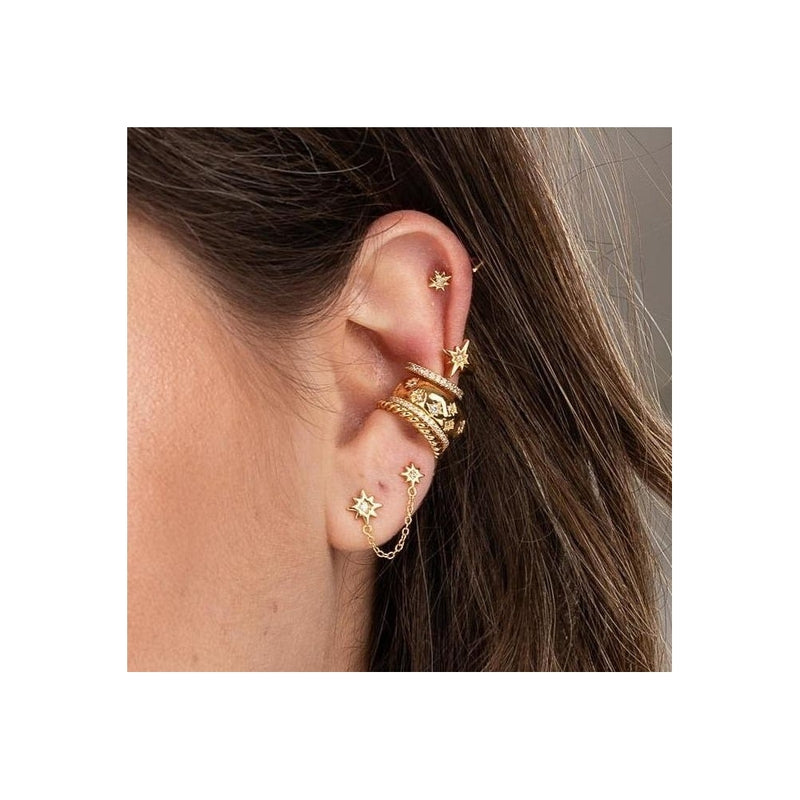 scream-pretty-interstellar-reverse-huggie-earrings-gold-spg-351