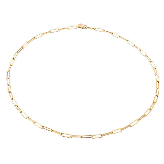 Long Link Chain Choker - Gold - SPG-260