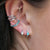 scream-pretty-single-star-huggie-hoop-earring-silver-sps-398