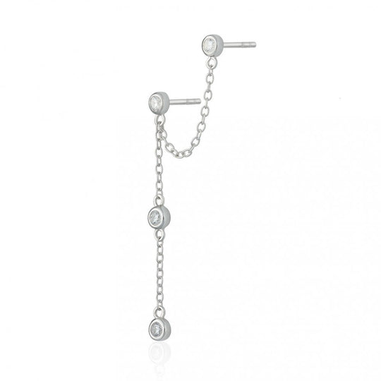 Sparkling Chandelier Stud - Single Earring - SPS-318