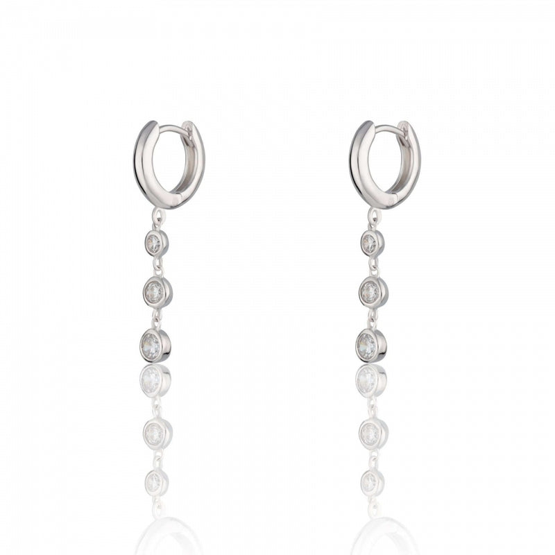 scream-pretty-triple-drop-sparkle-huggie-hoop-earrings-silver-spesss147