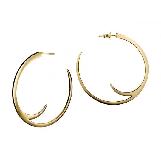 Cat Claw Hoop Earrings - Gold - SA013.YVNAEOS