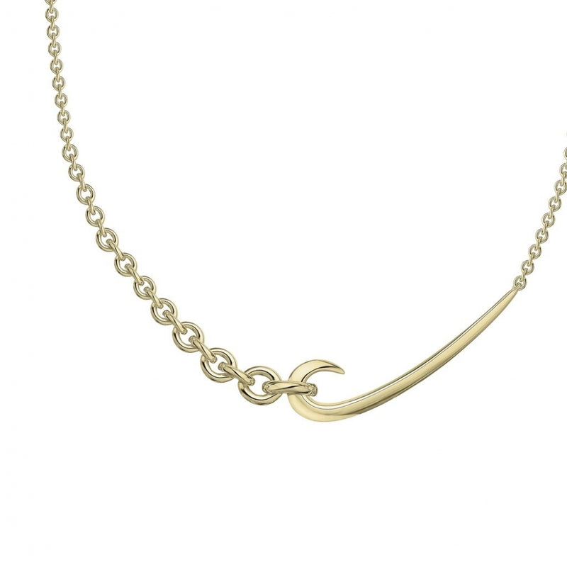 shaun-leane-hook-chain-choker-pendant-gold-ht025-yvnanos