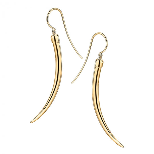 No.1 Medium Earrings - Gold - SA093.YVNAEOS