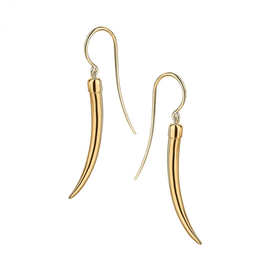 No.1 Small Earrings - Gold - SA092.YVNAEOS