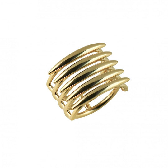 Quill Ring, Size P - Yellow Gold - SLS559