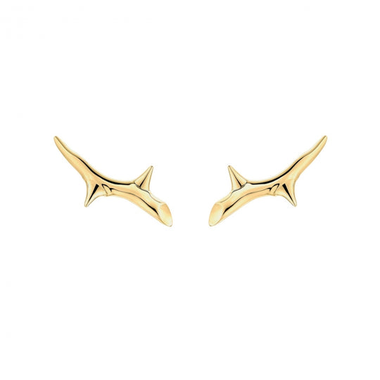 Rose Thorn Climber Earrings - Gold - RT022.YVNAEOS