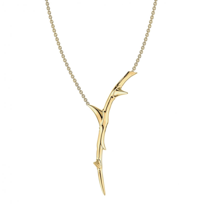 shaun-leane-rose-thorn-single-drop-pendant-gold-rt017-yvnanos