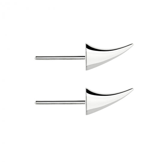 Rose Thorn Swerve Earrings - Silver - RT020.SSNAEOS