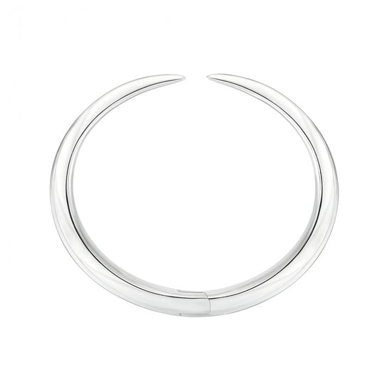 Sabre Deco Cuff Bangle, Large - Silver - SA084.SSNABZL