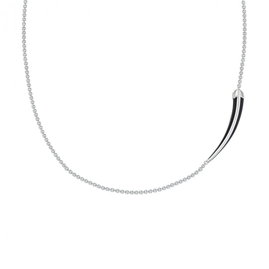 Sabre Deco Small Necklace - Silver - SA081.SSBKNOS