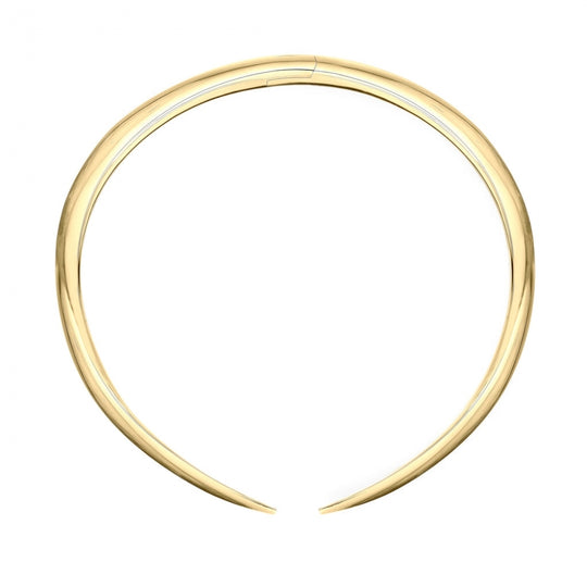 Sabre Deco Torque Collar Necklace - Gold - SA082.YVNANOS
