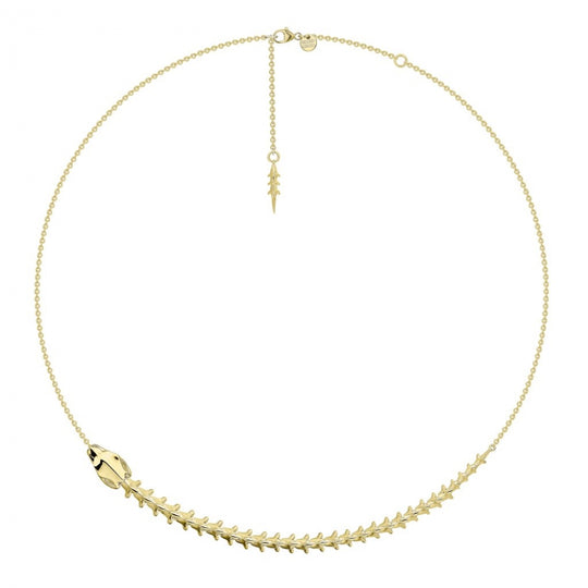 Serpents Trace Necklace - Gold - ST035.YVNANOS