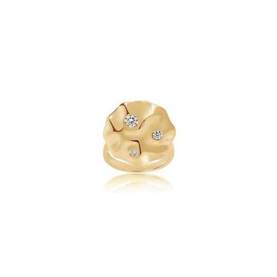 Acerra Ring - Gold - Size 58 - SJ-R0013-CZ(YG)/58