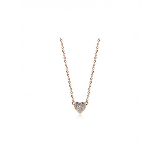 Amore Uno Necklace - Rose Gold - SJ-C2185-CZ(RG)