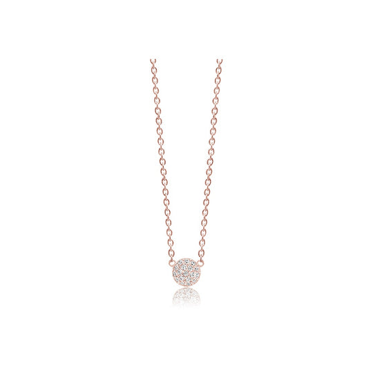 Grezzana Necklace - Rose Gold ~ SJ-C1050-CZ(RG)