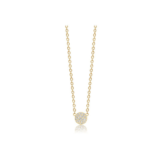 Grezzana Necklace - Yellow Gold ~ SJ-C1050-CZ(YG)