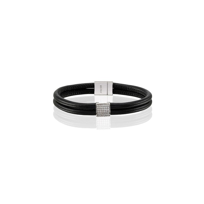 sif-jakobs-modena-quadrato-bracelet-black-sj-br2899w-bl-c