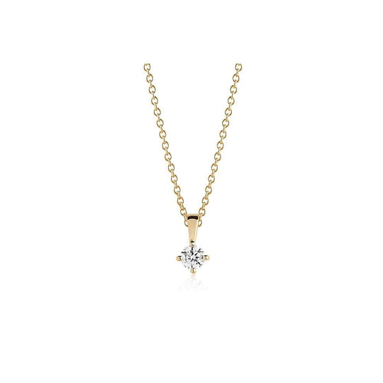 Princess Piccolo Pendant on a Necklace  - Gold - SJ-P4MMRD-CZ-YG-45