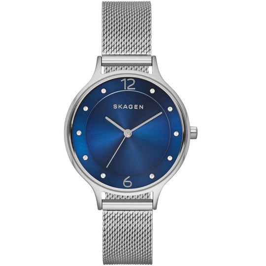Anita Ladies Watch - Silver/Blue - SKW2307